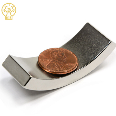 China Industrial Magnet JDM Factory Wholesale Neodymium N55 Arc Segment Magnet For Motor